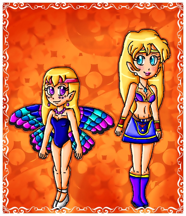 Zelda and Agitha outfits