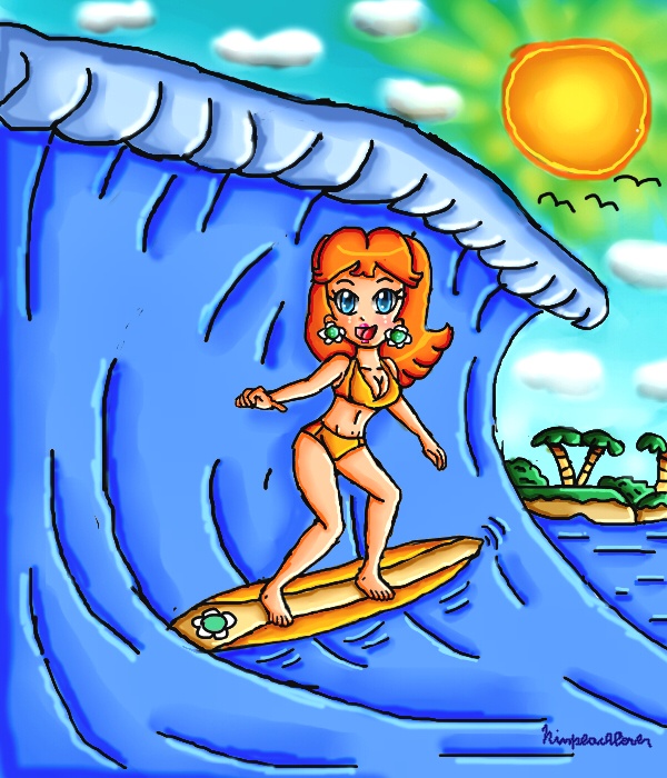 surfing daisy