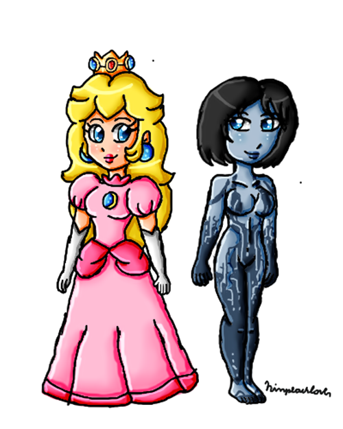 Peach and Cortana