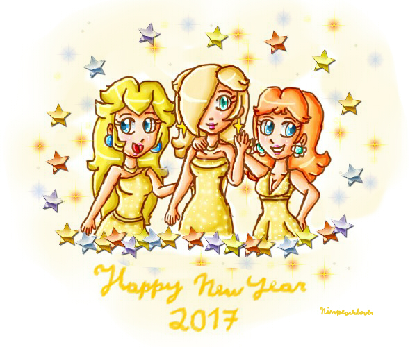 Happy New Year 2017 By Ninpeachlover On Deviantart