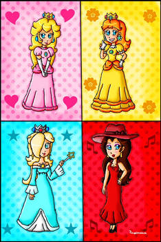 Four pretty ladies