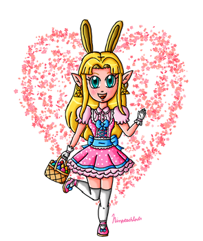 Easter bunny Zelda