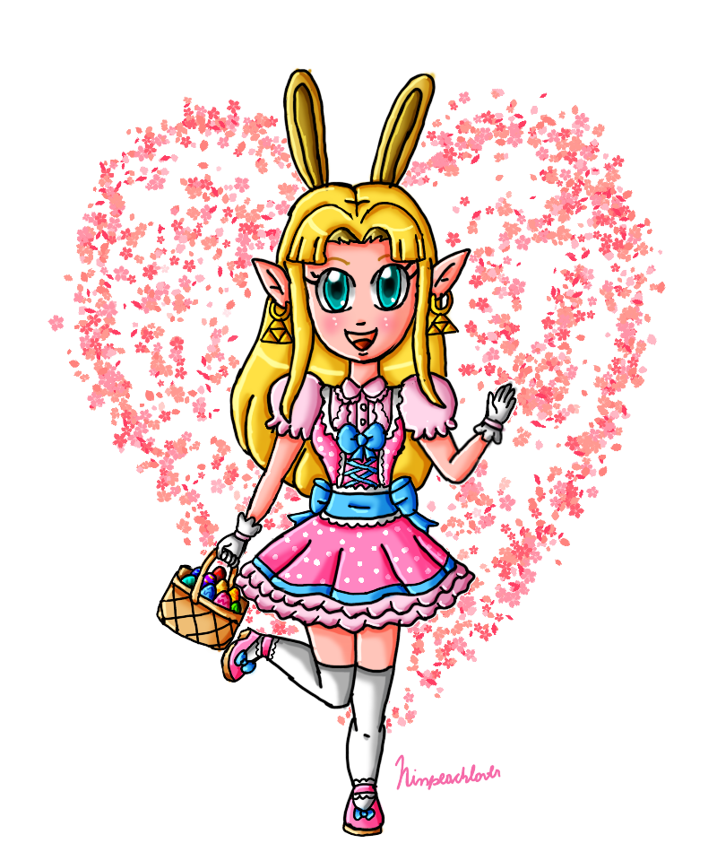 Easter bunny Zelda by GoddessPrincessLulu on DeviantArt
