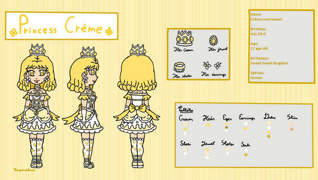 Creme reference sheet 2