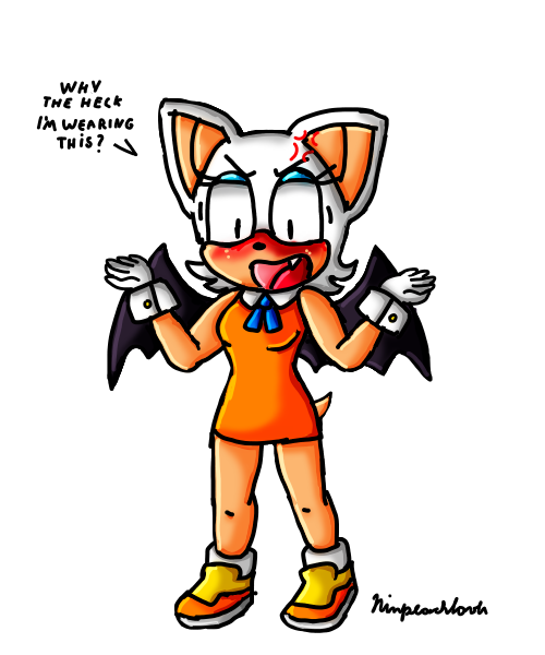 PC-Rouge in Cream outfit by GoddessPrincessLulu on DeviantArt