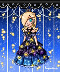 Rosalina galaxy dress by ninpeachlover