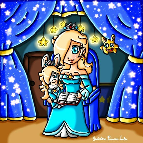 Azlina The Rabbit Rosalina and her Rabbid by GoddessPrincessLulu on DeviantArt