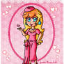 Peach in Anya dress