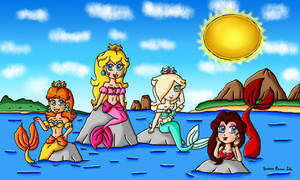 Mermaid Mario Girls