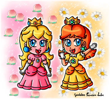 peach and daisy by anyeshouse on deviantART