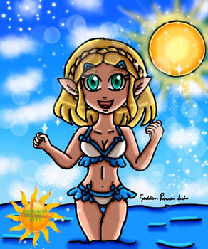 Beach Zelda 