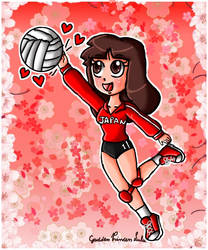 C-Famicom Volleyball Player by GoddessPrincessLulu
