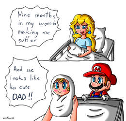 She looks just like her father