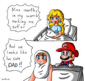She looks just like her father