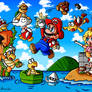 MAR10- Super Mario Bros artwork redraw
