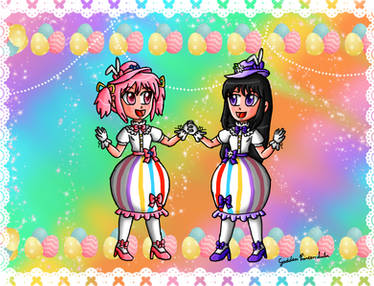 C- Easter Madoka and Homura