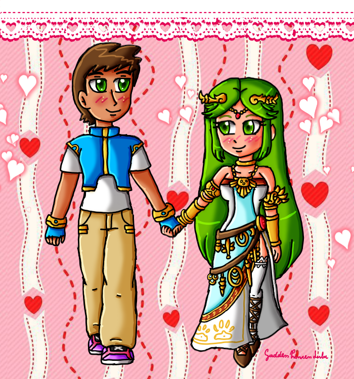C- Just Jazz and Palutena in love