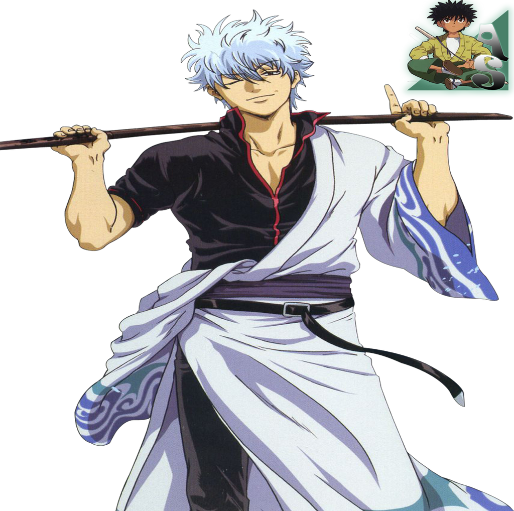Gintoki Sakata Render by AnimeSennin on DeviantArt