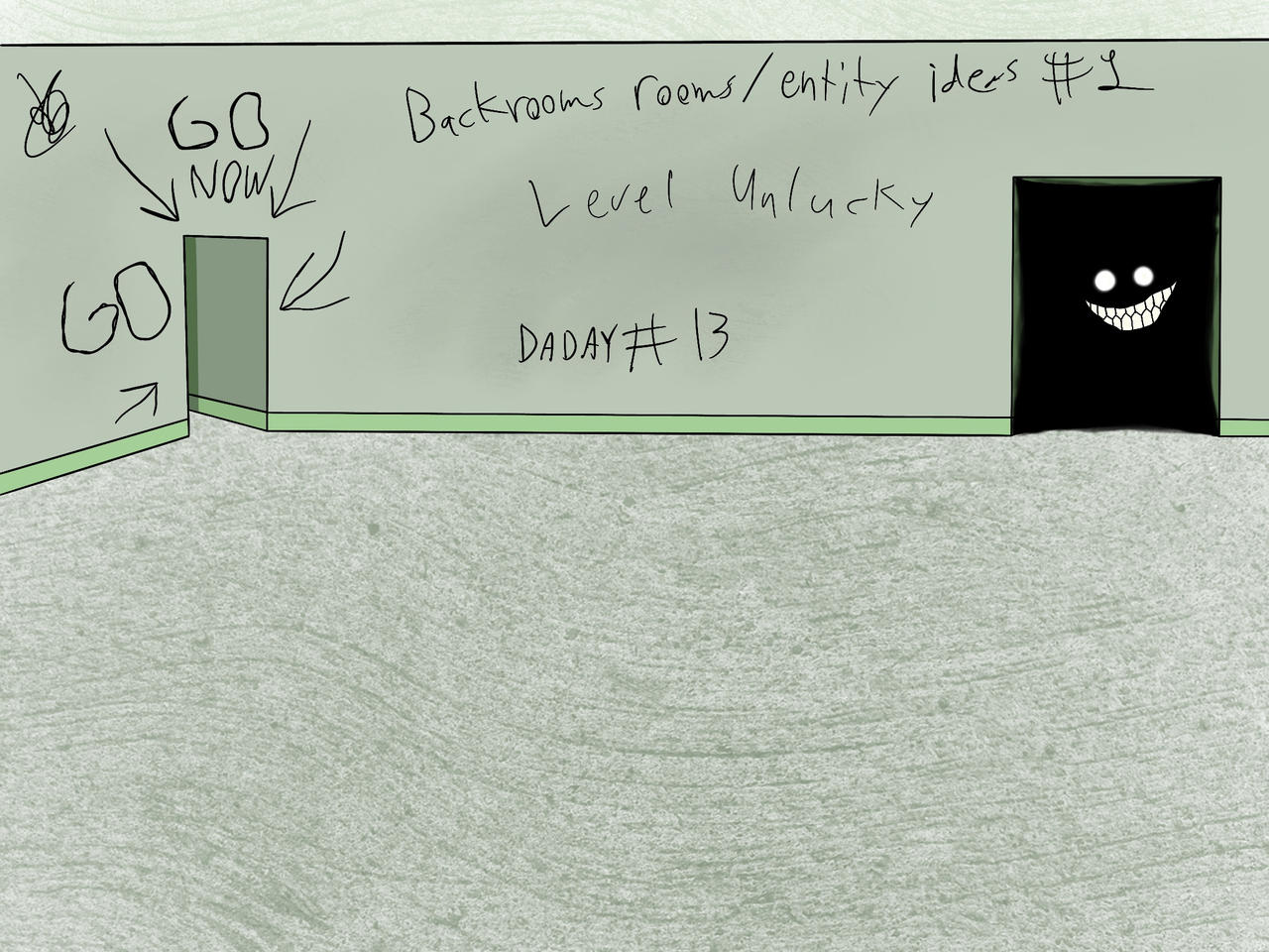 How to Draw Level 33 of the Backrooms 
