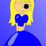Freya in a latex ball