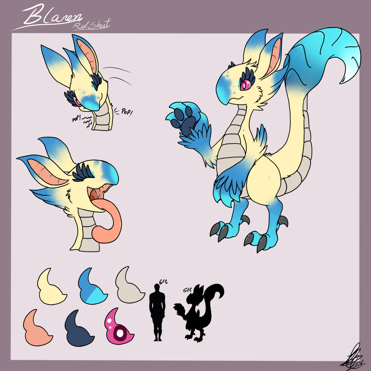 Blaren Reference Sheet