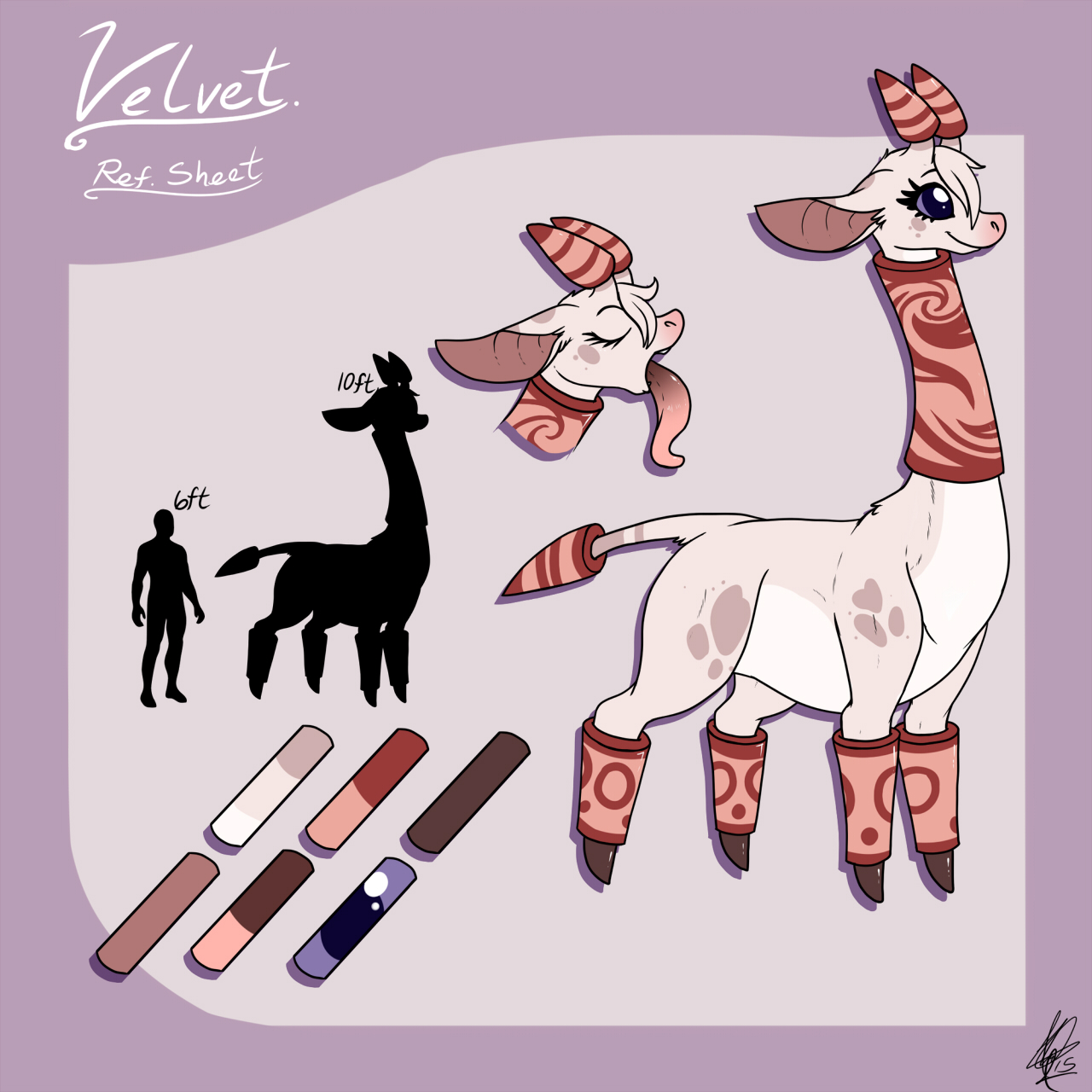 Velvet the Giraffe  Roller