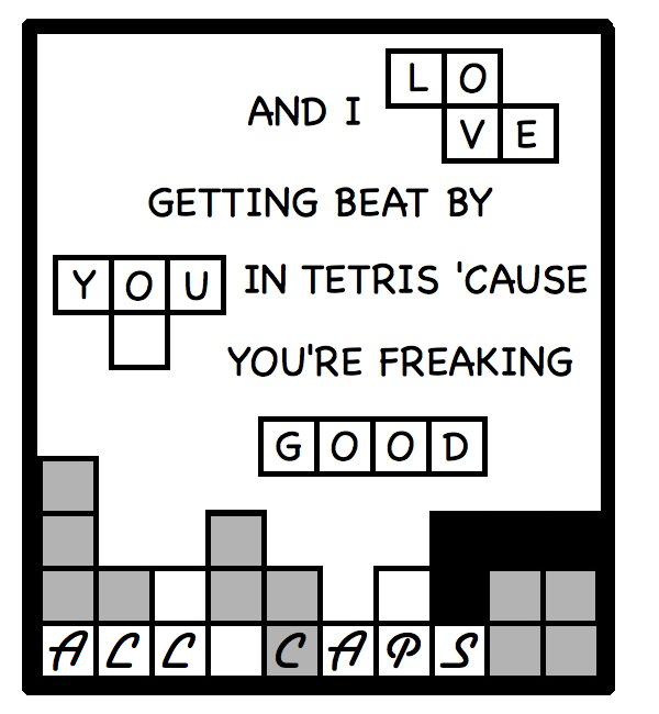 ALL CAPS Tetris