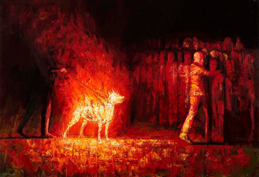 Burning dog 2