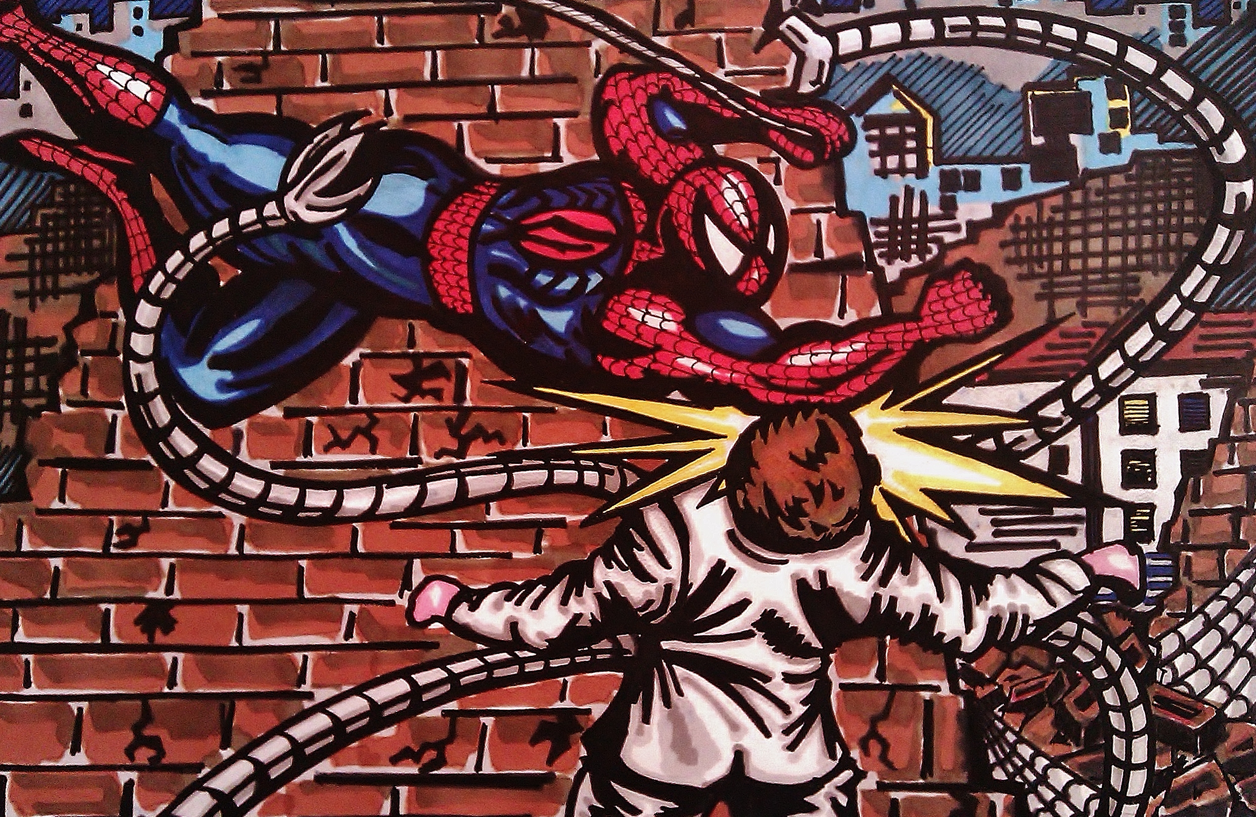 Spider-man vs Dr octavious