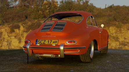 Porsche 356C Rear