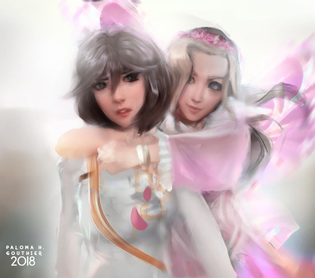 Aerie and Olive by PalomaGouthier
