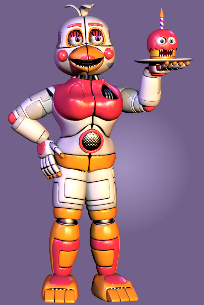 Funtime Chica (FNAF6) by BlackRoseSWAGZ on DeviantArt