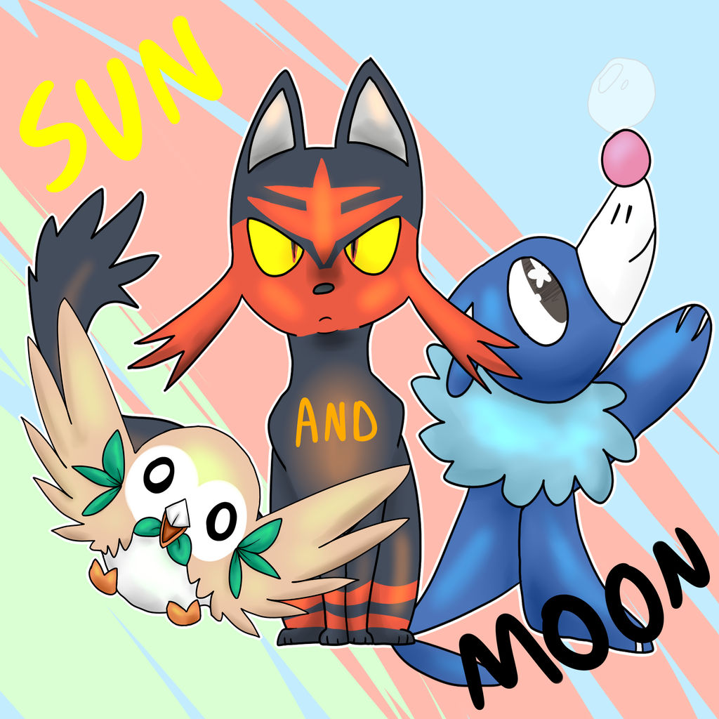 Pokemon SUN AND MOON Starters by Tokaliz on DeviantArt