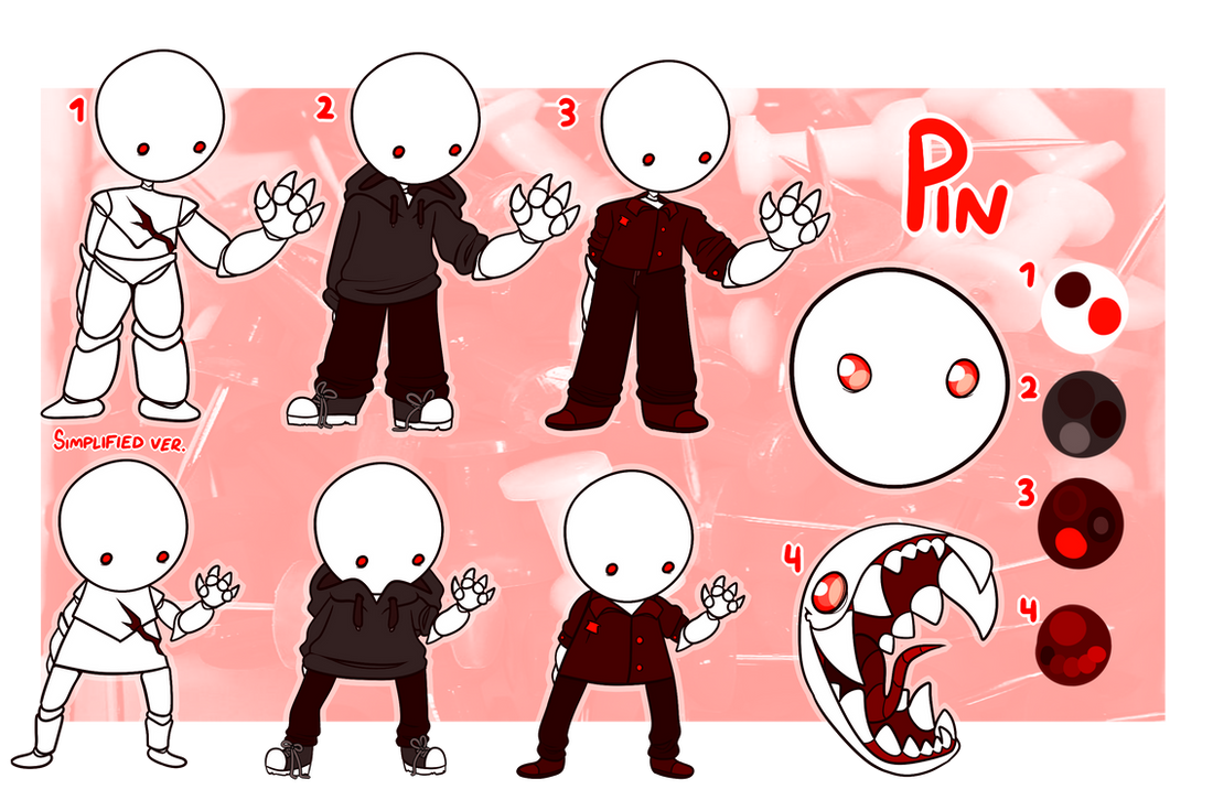 Pin Reference Sheet Ver. 2 by Tokaliz on DeviantArt