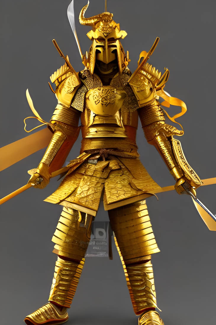 Golden Dragon plated samurai by xirks636 on DeviantArt