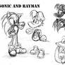 Sonic and Rayman