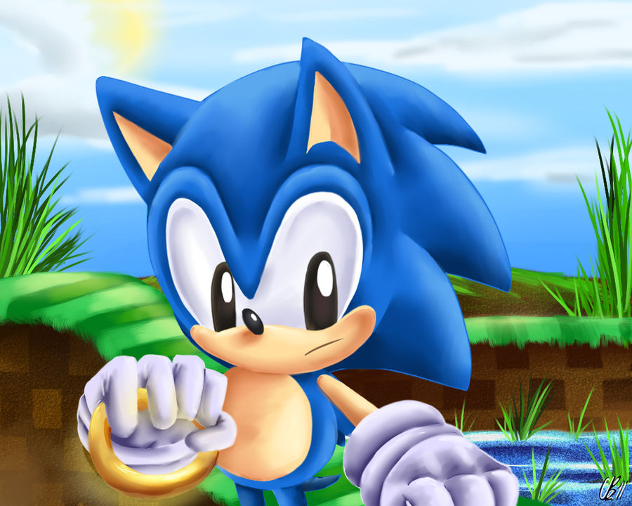 Classic Sonic Speed Paint