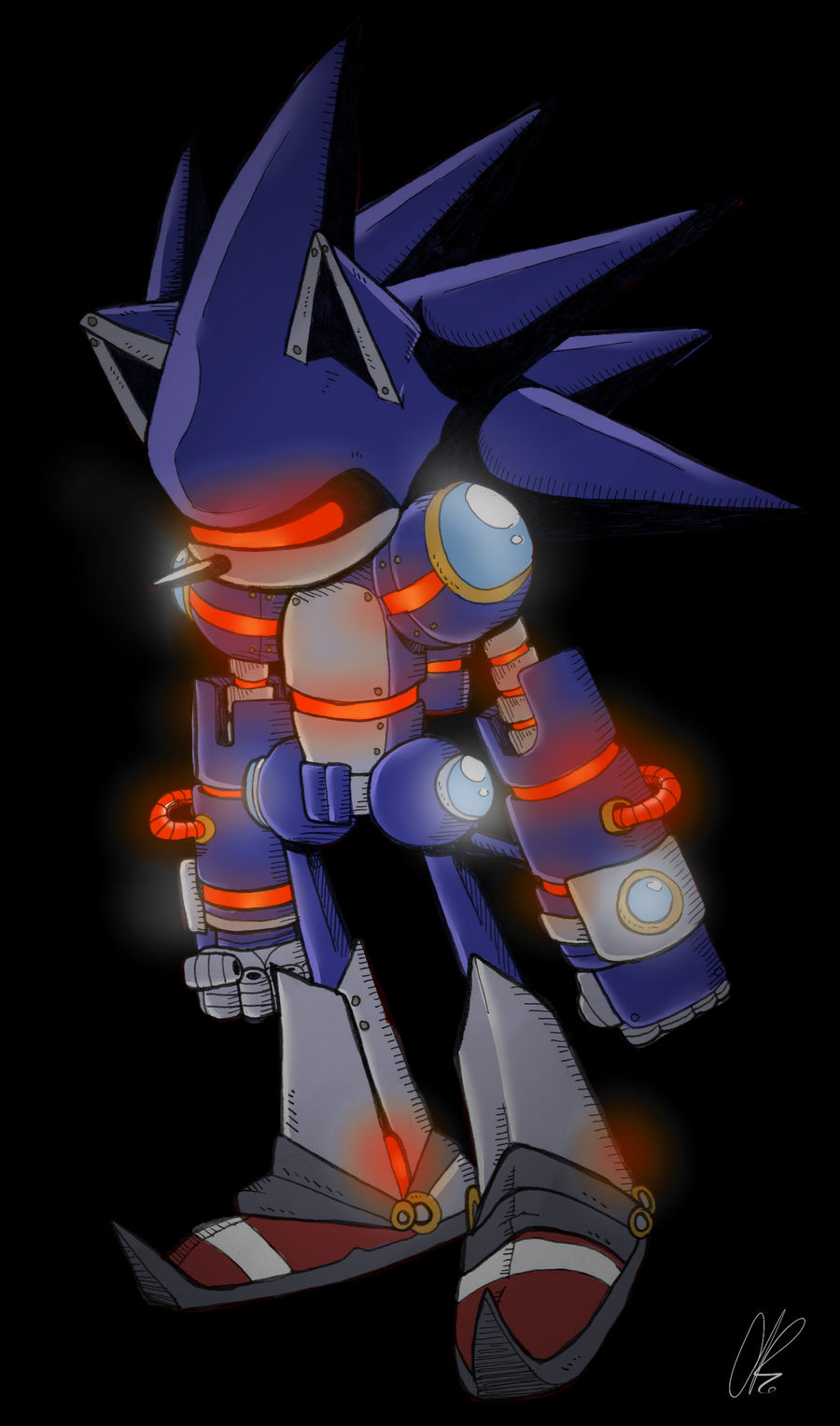 Silver Sonic MK 3 by NextGrandcross on DeviantArt