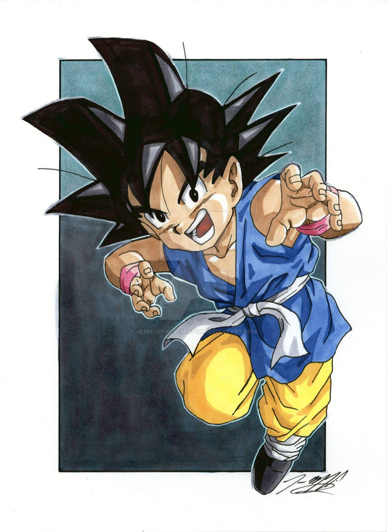 Kid Goku DBGT By JesseOfficialSketch On DeviantArt kid-goku-dbgt-by-jesseofficialsketch-on-deviantart