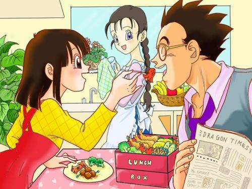 Gohan family by KnotholeKnuts on DeviantArt