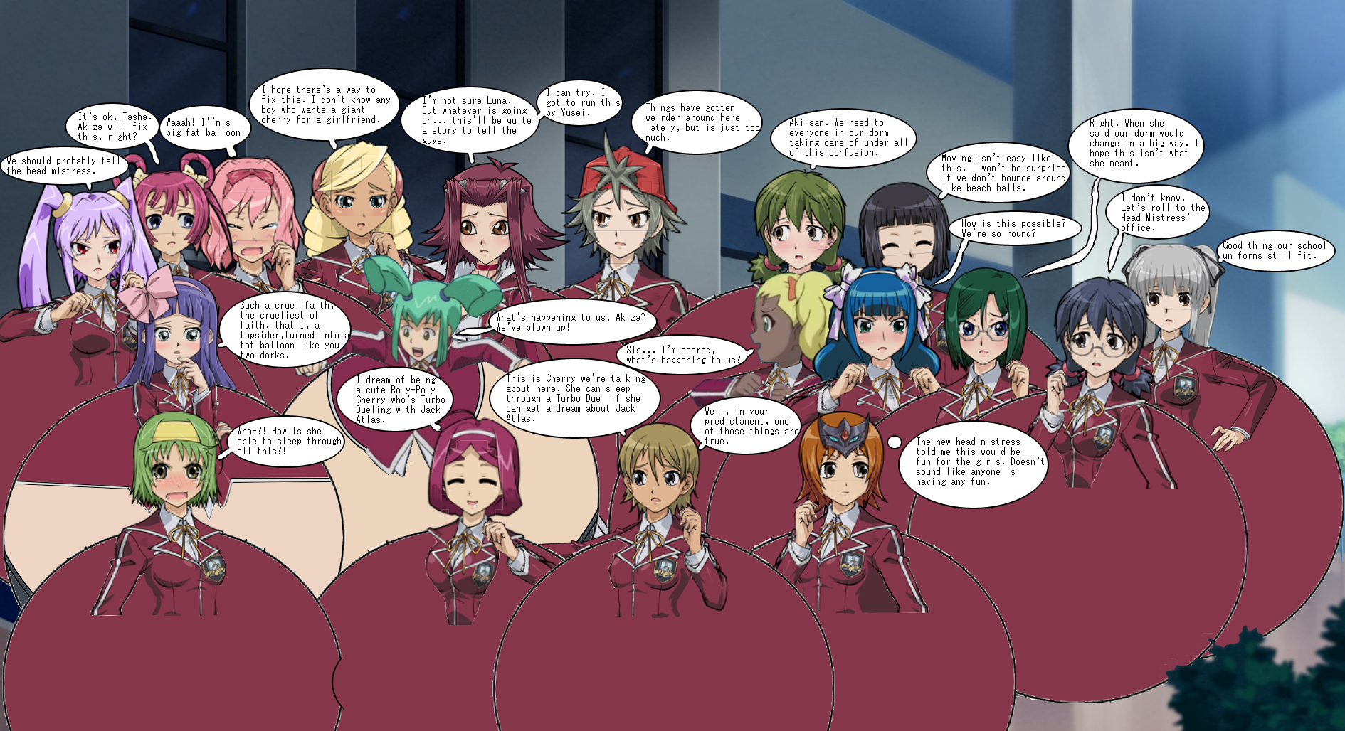 Mha Roly Poly Roly-Poly Shock at Duel Academy by KnotholeKnuts on DeviantArt