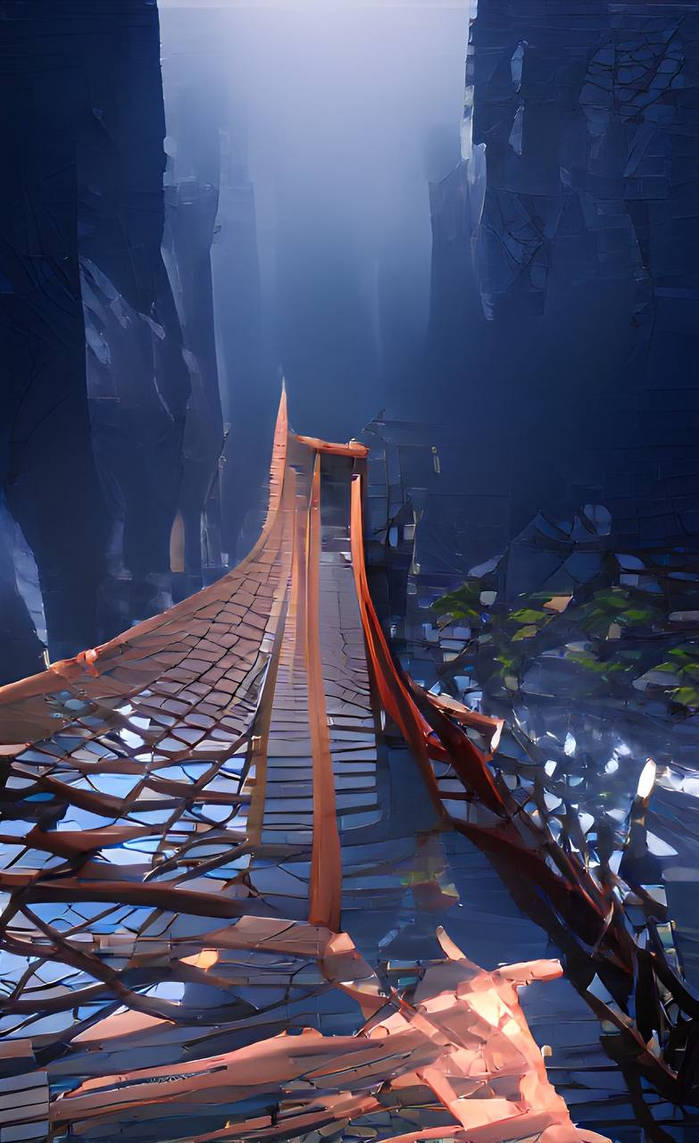 Bridge Abyss Bridge over the abyss by Speedrtist on DeviantArt