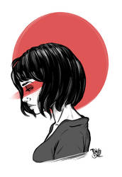 Grave Girl - Digital Illustration