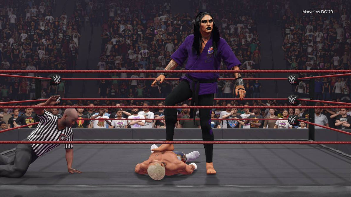 Giant Rhea Ripley by NBAMARVELDC23 on DeviantArt