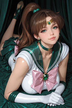 Sailor Jupiter Emerald Storm Charm