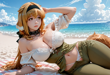 Roxanne Beach Lounge Calm Summer Scene