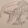 Spinosaurus drawing