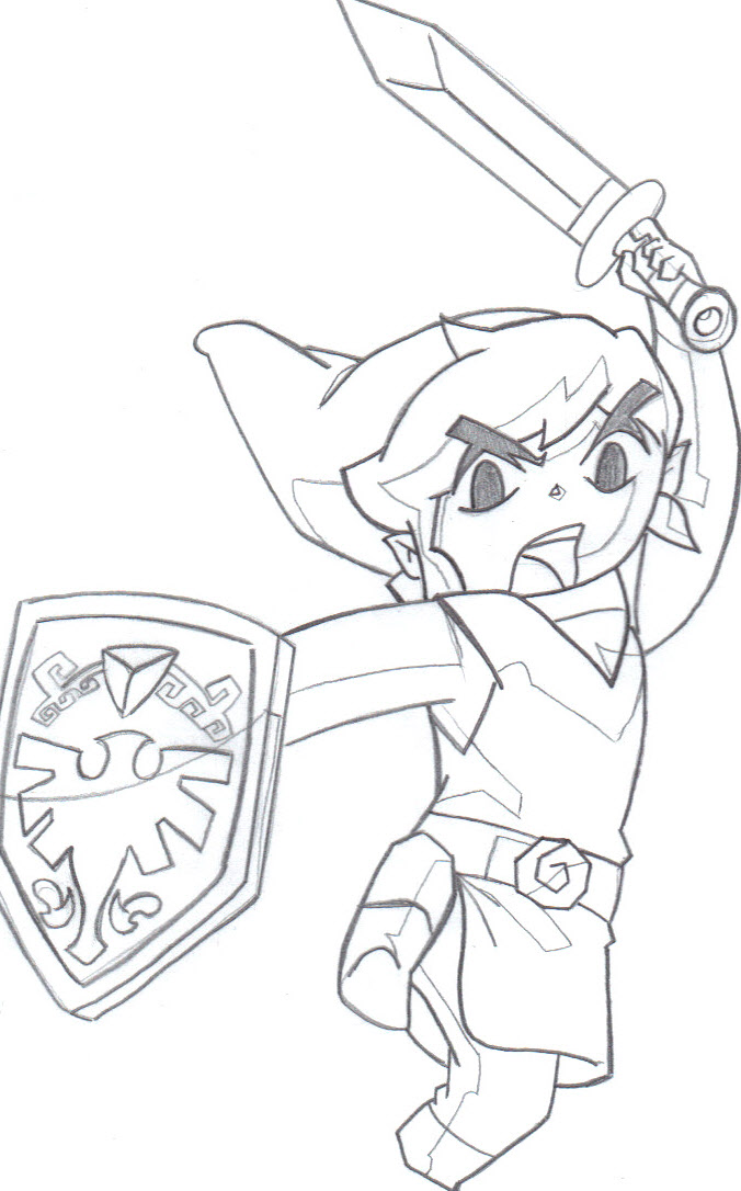 I just wanted to draw a toon link meme by changoxd on DeviantArt