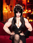 Elvira Mistress of the Buff - Monster Muscle Mash by acidrain101