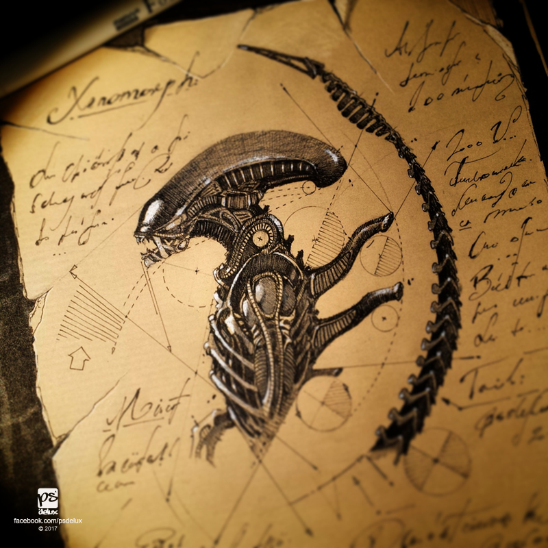 20160306 Xenomorph Alien Psdelux